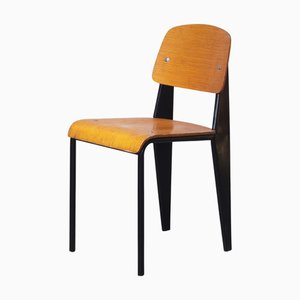 Mid-Century Modern Standard Chair attributed to Jean Prouvé, 1950s