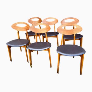 Chairs by Roger Landault, Set of 6
