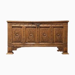 Antique 18th Century Dutch Oak Chest