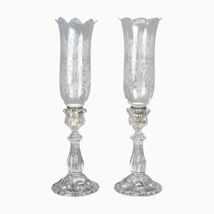Baccarat Crystal Photofores, Set of 2