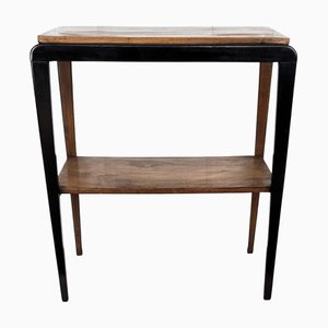 Art Deco Mid-Century Italian Wooden Bar Side Cocktail Table, 1940s