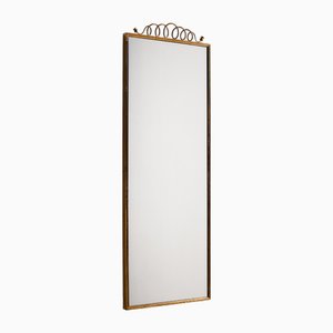 Metal and Brass Framed Mirror