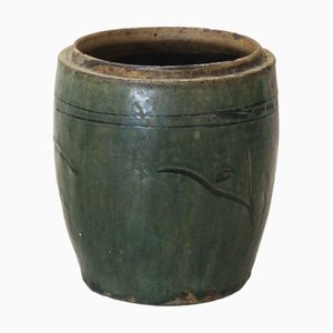 Pot Vintage Vert Émeraude