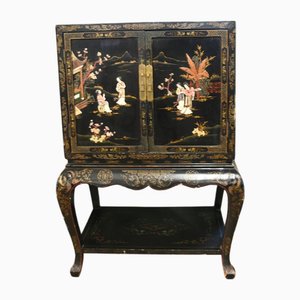 Chinesischer Lack Cocktailschrank, 1890er