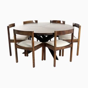 Dining Table & Chairs by Gerard Geytenbeek, Set of 7