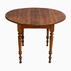 Late 19th Century Table Louis Philippe with Cherry Wood Extensions