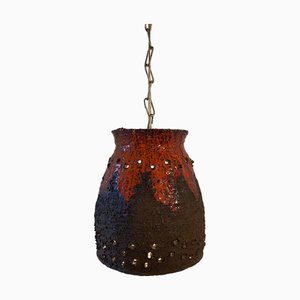 Brutalist Ceramic Pendant Lamp