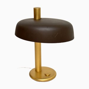 Vintage Italian Brass Desk Lamp, 1970s