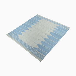 Modern Handwoven Mazandaran Kilim Rug in Wool