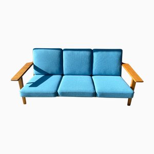 Sofá GE 290 de roble de Hans J. Wegner para Getama