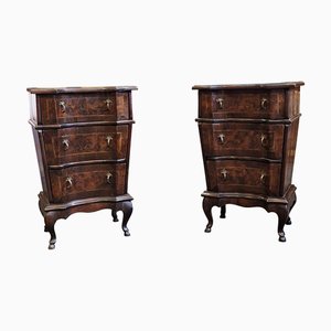 Nachttische aus Holz, 2er Set