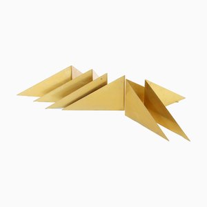 Danish Butterfly Shelves attributed to Poul Cadovius, 1950s, Set of 6
