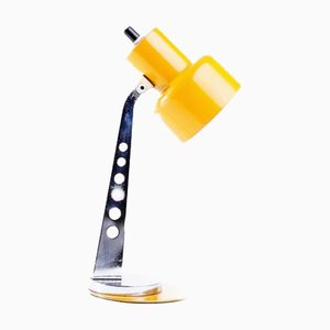 Vintage Yellow Table Lamp by Szarvasi, 1960s