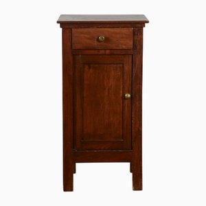 Wood Bedside Table, Italy, Early 20th Century
