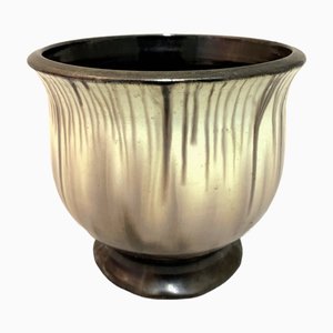 Maceta de cerámica de Éva Bod, años 70