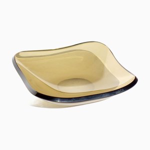 Moderner Midcentury Aschenbecher aus Kristallglas von Fontana Arte, 1950