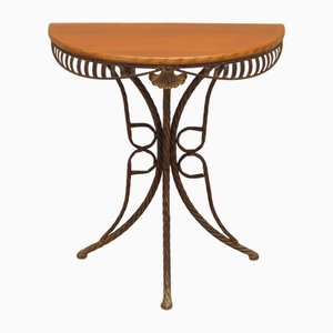 Vintage Italian Cherry Console Table