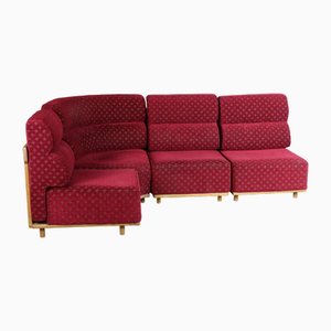Modulare Sessel von Guillerme et Chambron, 1960er, 4er Set