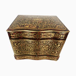 Napoleon III 19th Century Boulle Marquetry Liqueur Cellar