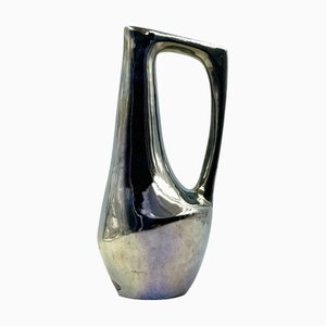 Modern Iridescent Stoneware Vase by A. Cytère, Rambervillers, France, 1960s