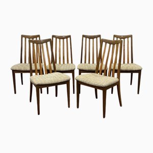 Teak Chairs from G-Plan, 1970s, Set of 6