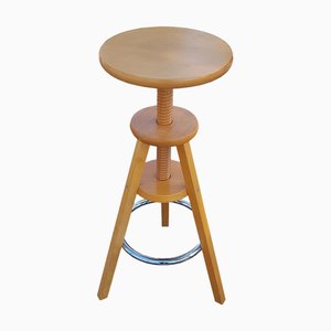 Tabouret Ajustable en Bois