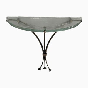 Forged Bronze Console in the style of Lothar Klute, 1980s
