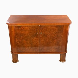 Cassettiera Art Déco in noce, anni '30