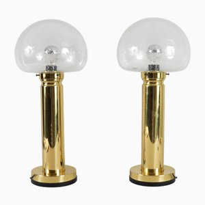 Space Age Pilz Lampen von Doria Leuchten, Deutschland, 1970er, 2er Set
