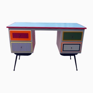 Vintage Schreibtisch mit 4 Schubladen