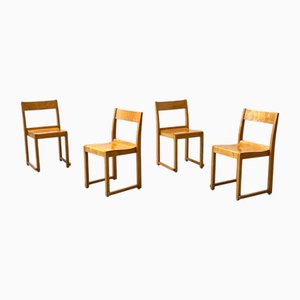 Orchestra Chairs by Sven Markelius, 1940s, Set of 4