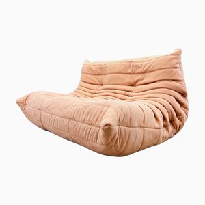 Light Pink Togo 2-Seater Sofa from Ligne Roset, 2010s