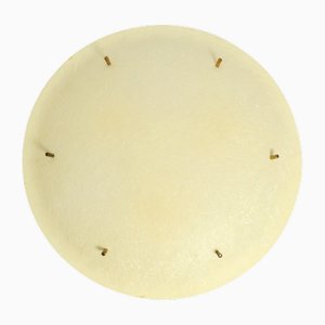 Large Mid-Century Modern Fiberglass Ceiling Lamp, 1950s