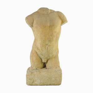 Busto maschile in stile antico, inizio XIX secolo