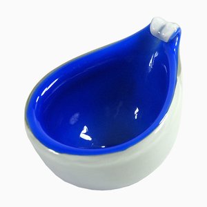 Cuenco italiano pequeño de Murano de vidrio, años 70