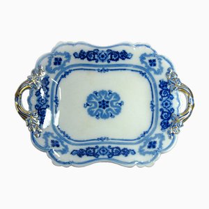 Piatto antico vittoriano in ceramica, fine XIX secolo