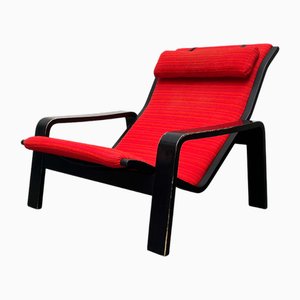 Sillón Pulkka Mid-Century moderno de Ilmari Lappalainen para Asko, Finlandia, años 60