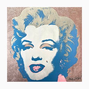 Después de Andy Warhol, Marilyn Monroe Brown, años 80, Impresión