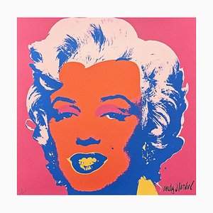 After Andy Warhol, Marilyn Monroe Red-Orange, 1980s, Print