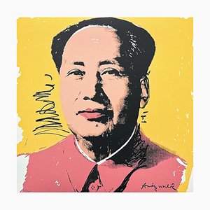 Después de Andy Warhol, Mao Zedong Orange-Yellow, años 80, Impresión