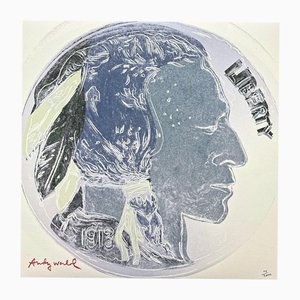 Después de Andy Warhol, Indian Head Nickel, años 80, Impresión