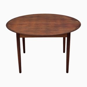 Danish Foldable Dining Round Table in Teak Wood, 1960s