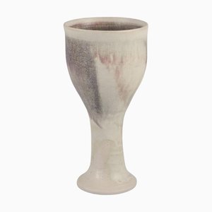 Late 20th Century Swedish Ceramic Mug with Glaze in Light Tones