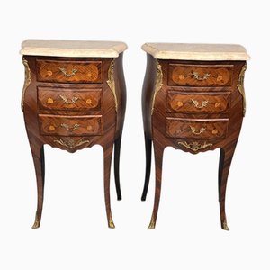 French Bedside Tables, Set of 2