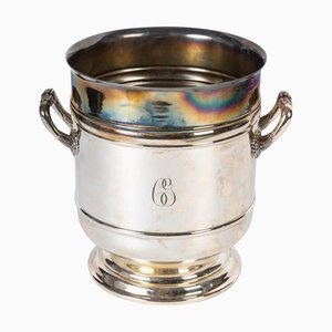 Silver-Plated Metal Ice Bucket from Maison Christofle, 1900s