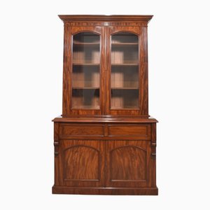 Librería secretaria vintage de caoba
