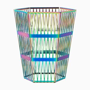 Tip Top Small Hexagonal Steel Paper Basket by Richard Hutten