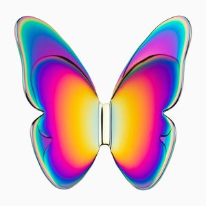 Appendiabiti singolo Butterfly in acciaio di Richard Hutten