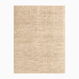 Tappeto Dune in lana beige di Richard Hutten