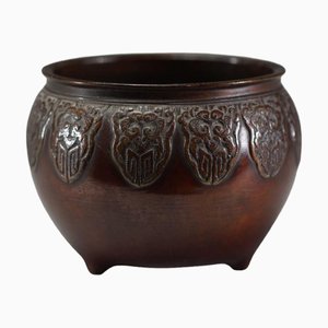 Bruciaincenso in bronzo con decoro arcaico, Dinastia Qing, Cina, XIX secolo